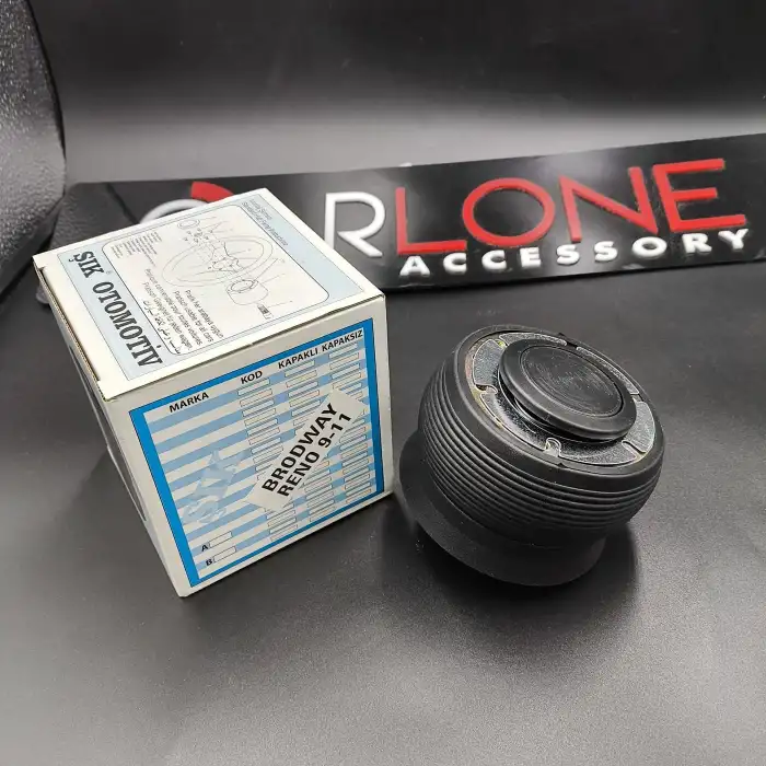 Renault Broadway Sabit Göbek-35cm Sarı Drifting Momo Spor Direksiyon