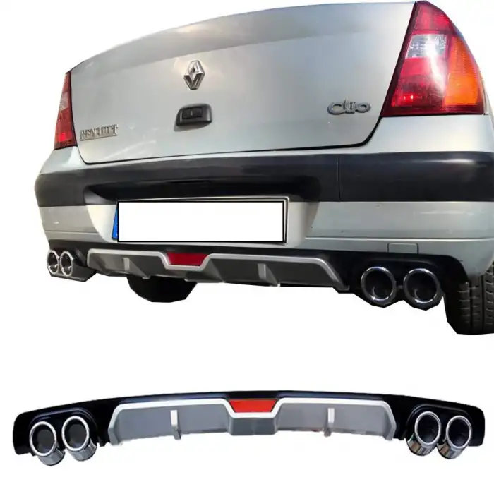 RENAULT CLIO2 UYUMLU DİFÜZÖR ARKA TAMPON EKİ/UNIV.MDL