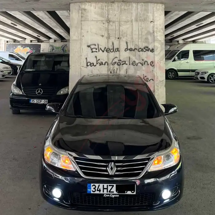 Renault Latitude 2010-2015 Yarasa / Batman Ayna Kapağı