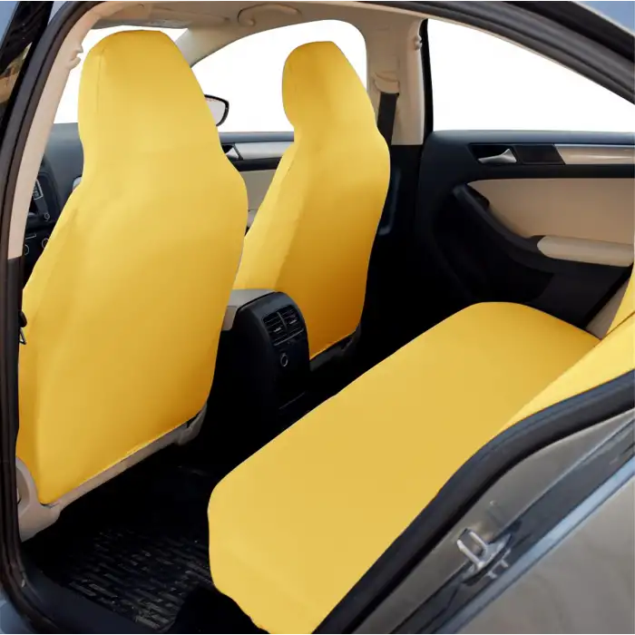 Sarı Servis Kılıfı Düz Renk Fit Kesim Likralı Ürün Terletmez Kumaş