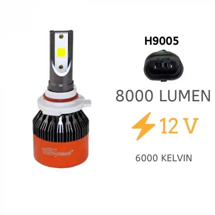 Şimşek Etkili Led Xenon 9005 - 1 Yıl Garantili A+Performans Ürünü