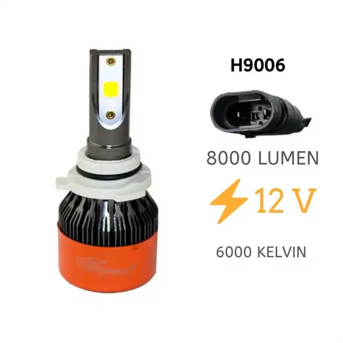 Şimşek Etkili Led Xenon 9006 - 1 Yıl Garantili A+Performans Ürünü