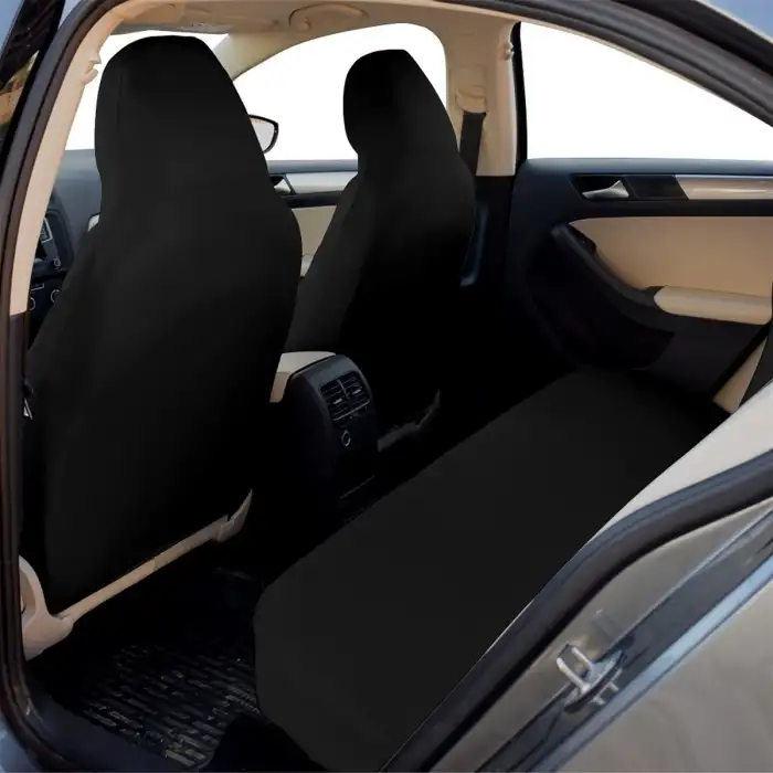 Siyah Servis Kılıfı Düz Renk Fit Kesim Likralı Ürün Terletmez Kumaş