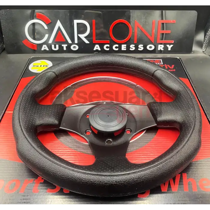 Spor Direksiyon Deri 28Cm Momo Tip - Yarış Spor Direksiyonu