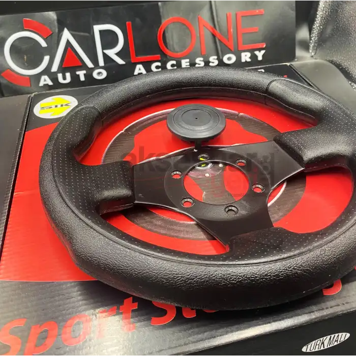 Spor Direksiyon Deri 28Cm Momo Tip - Yarış Spor Direksiyonu