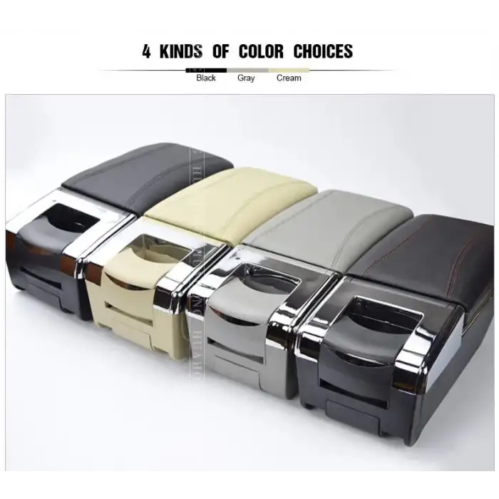 Sürgülü Kolçak Kol Dayama Bardaklık Ve Küllüklü Bej Deri