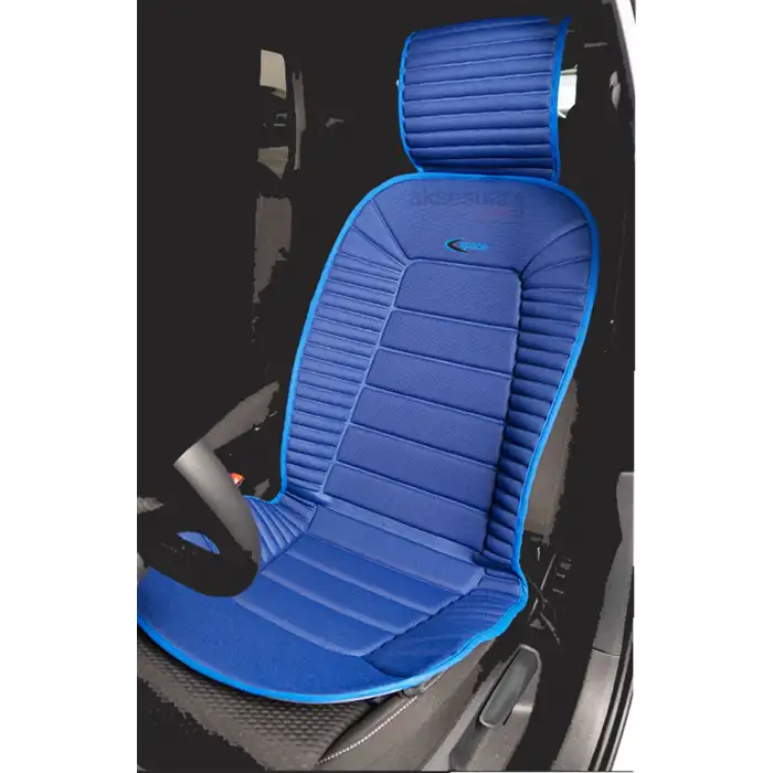 Tekli Oto Koltuk Minderi - Ergonomik Lüks Koltuk Minderi Mavi(TEKLİ)