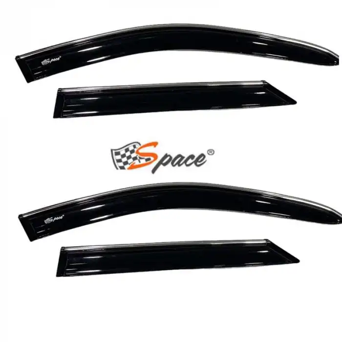 Toyota Corolla 1992-1998 4lü Kromlu Cam Rüzgarlığı A+ Yeni Dizayn