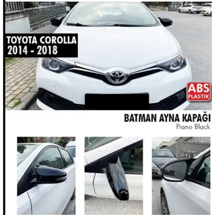 Toyota Corolla 2013-2018 Yarasa / Batman Ayna Kapağı