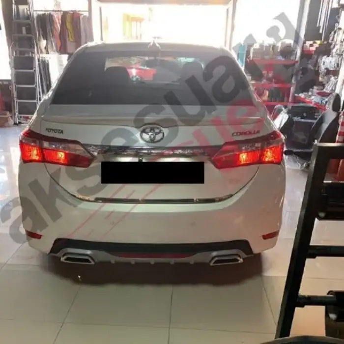 TOYOTA COROLLA UYUMLU DİFÜZÖR ARKA TAMPON EKİ - AMG TİP