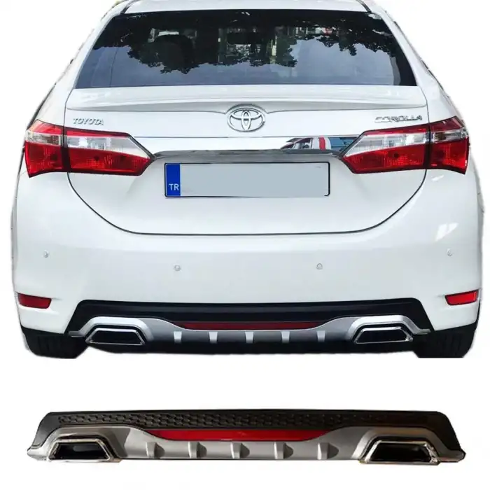 TOYOTA COROLLA UYUMLU DİFÜZÖR ARKA TAMPON EKİ - AMG TİP