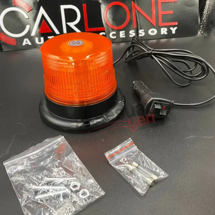 Turuncu 7 Fonksiyonlu Çakkarlı Mıknatıslı Tepe Lambası Laık536