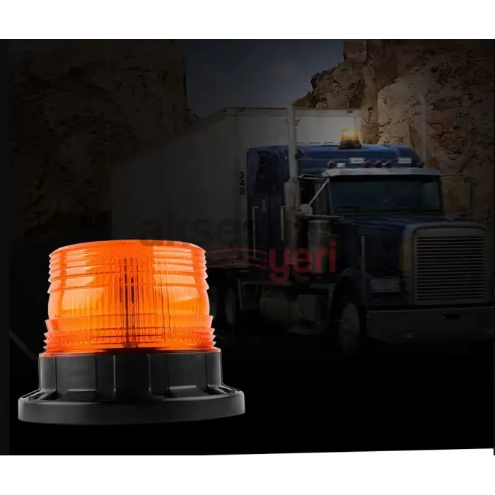 Turuncu 7 Fonksiyonlu Çakkarlı Mıknatıslı Tepe Lambası Laık536