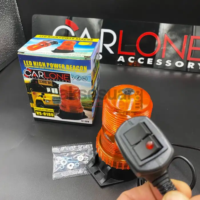 Turuncu Dikey 7 Fonksiyonlu Çakkarlı Mıknatıslı Tepe Lambası Laık537