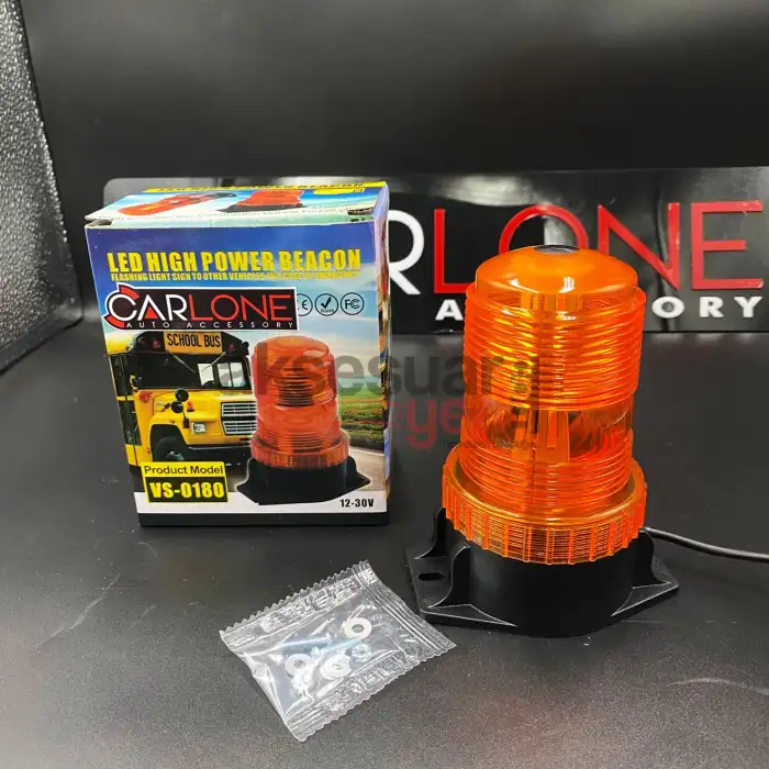 Turuncu Dikey 7 Fonksiyonlu Çakkarlı Mıknatıslı Tepe Lambası Laık537