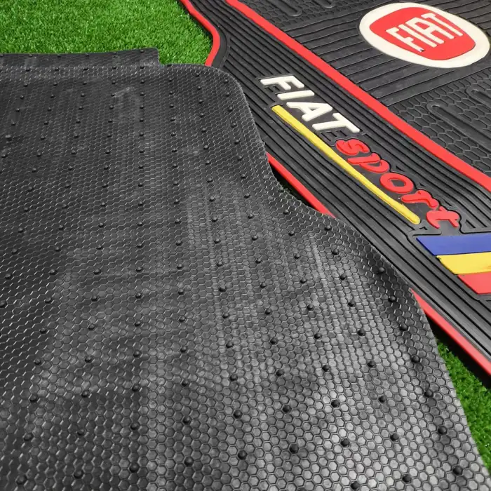 Üniversal Fiat Sport Latex Kauçuk-5 parça-Paspas-Kaydırmaz Taban-1.Sınıf İthal Ürün