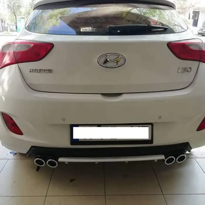 Universal Her Araca Uyumlu Difüzör , Tampon Altı Eki - Yeni Tip Apollo Model 4 Egzoz Çıkışlı