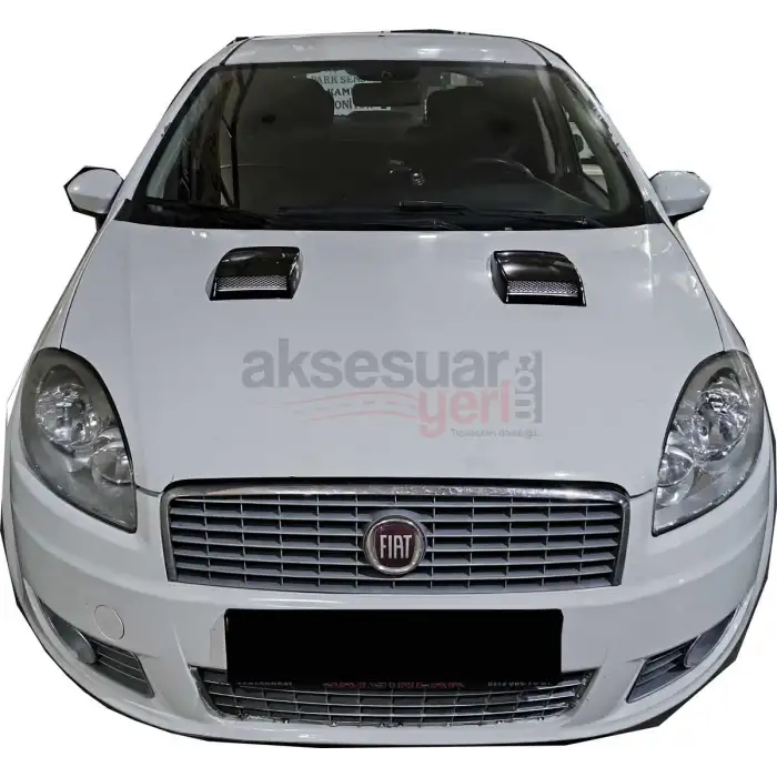 Universal Kaput Üstü Havalandırma Izgarası Piano Black 1 Adet