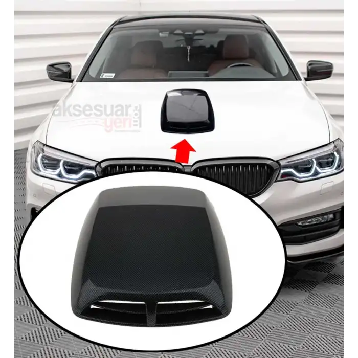 Universal Kaput Üstü Havalandırma Piano Black