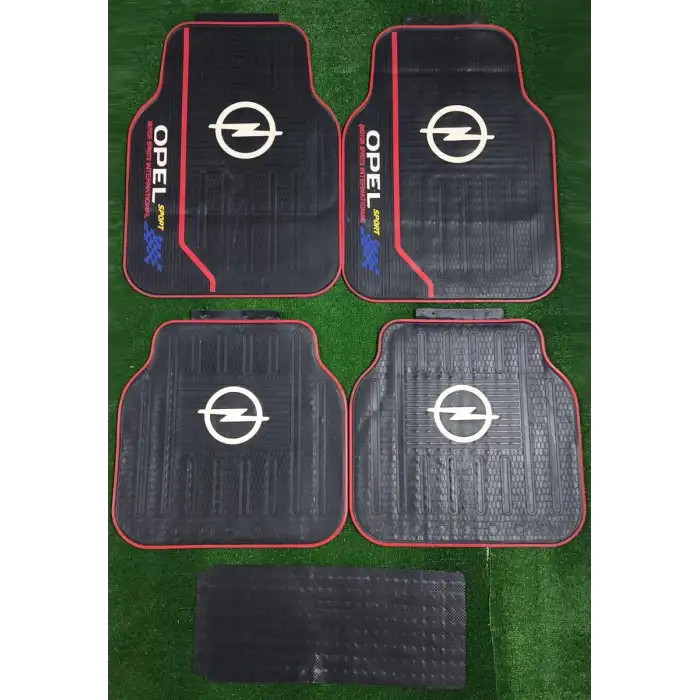 Üniversal Opel Latex Kauçuk-5 parça-Paspas-Kaydırmaz Taban-1.Sınıf İthal Ürün