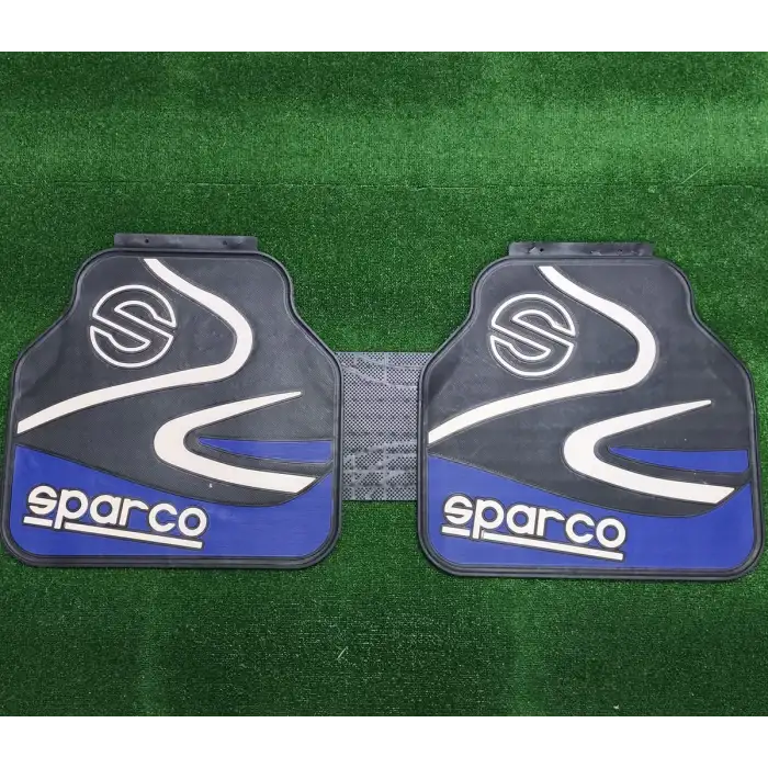 Üniversal Sparco Mavi Latex Kauçuk-5 parça-Paspas-Kaydırmaz Taban-1.Sınıf İthal Ürün