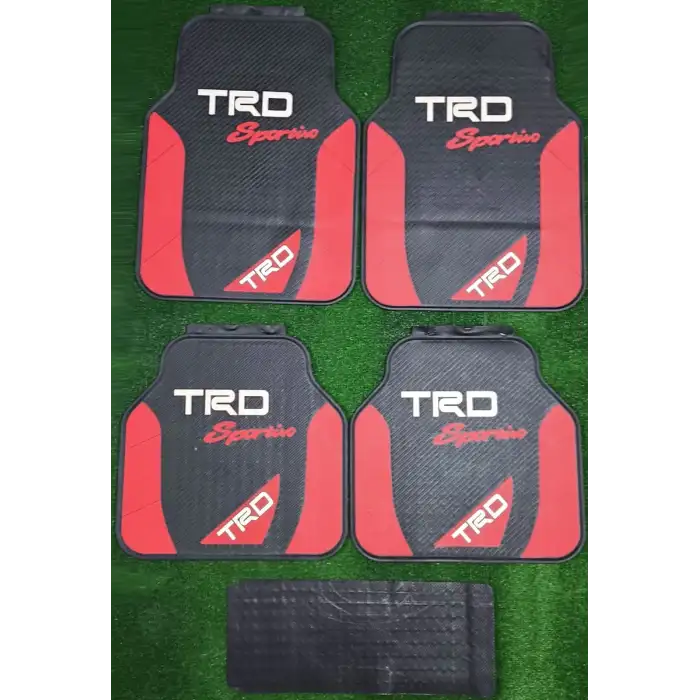Üniversal TRD Latex Kauçuk-5 parça-Paspas-Kaydırmaz Taban-1.Sınıf İthal Ürün