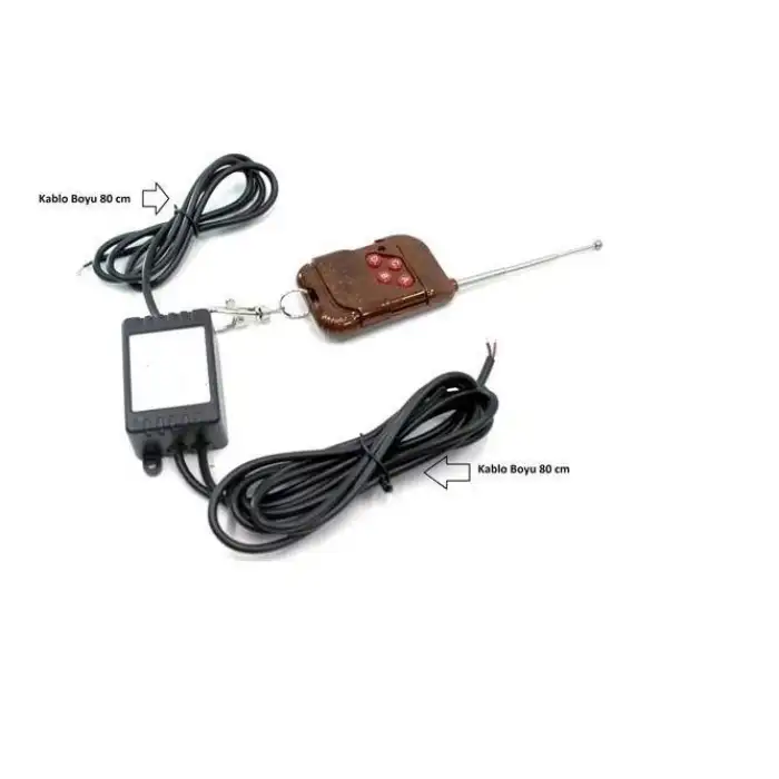 Uzaktan Kumandalı Sis/Led Çakar Modülü 2 Çıkışlı -12 Modlu Ahşap Kumandalı