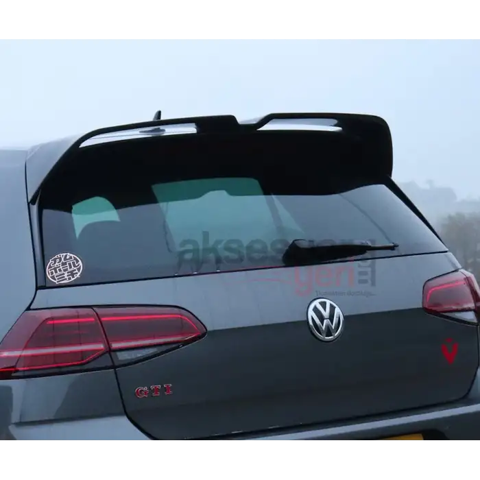 Volkswagen Golf 7 Ottinger Spoiler Parlak Siyah Boyalı İthal Ürün Plastik