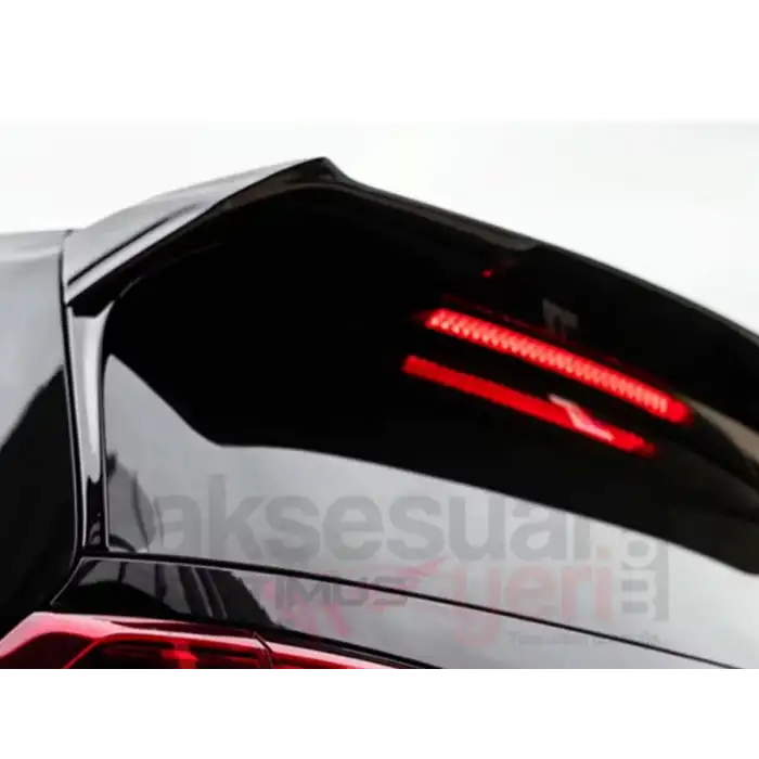 Volkswagen Golf 7 ve 7,5 R Spoiler - Piano Black-Parlak Siyah