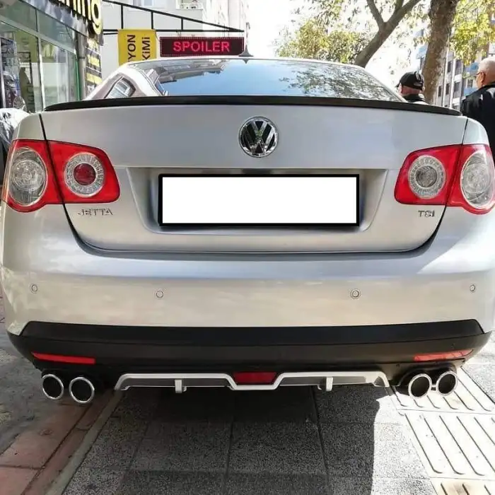 VOLKSWAGEN JETTA MK5 UYUMLU DİFÜZÖR ARKA TAMPON EKİ
