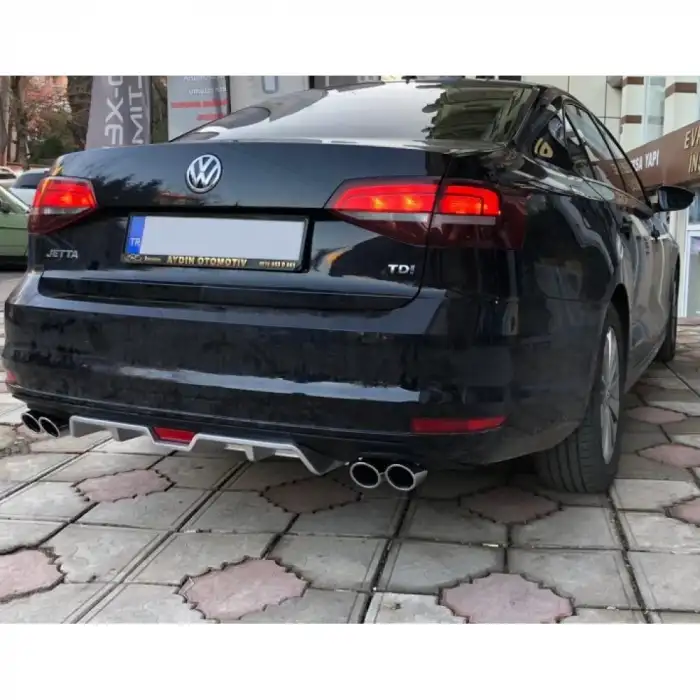 VOLKSWAGEN JETTA MK6 UYUMLU DİFÜZÖR ARKA TAMPON EKİ