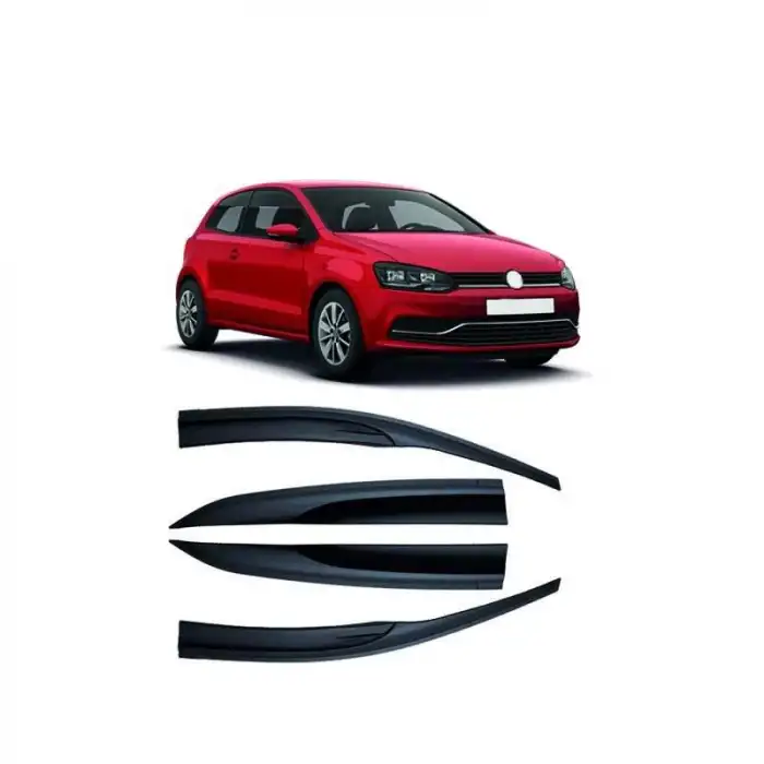 Volkswagen Polo 6r Mk 6 2009-2017 4lü Mugen Sport Cam Rüzgarlğı / Carlone / A+ Ürün