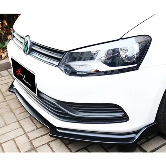 Volkswagen Polo Mk5 5.5 Uyumlu Ön Lip 3 Parça Flaplı (2009.2017) Abs Plastik Dayanıklı Malzeme
