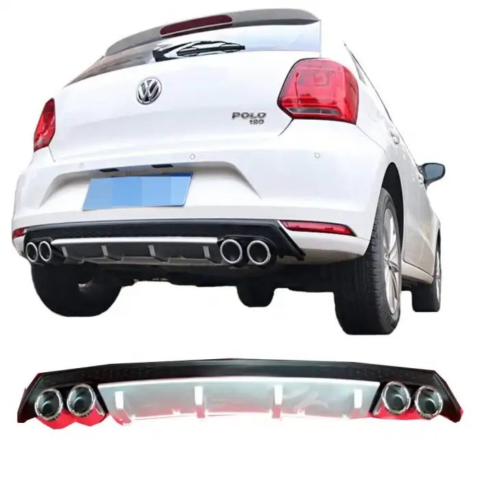 VOLKSWAGEN POLO MK5 UYUMLU DİFÜZÖR ARKA TAMPON EKİ