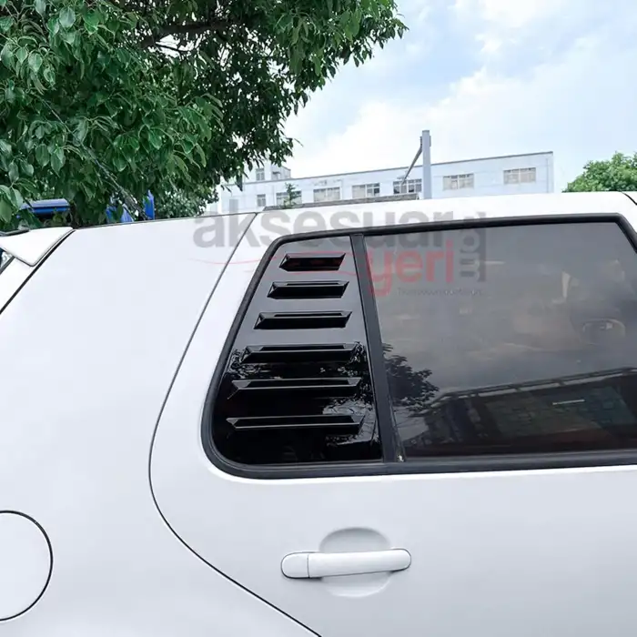 Vw Golf 4 İçin Kelebek Cam Vizörü Kaplaması Piano Black