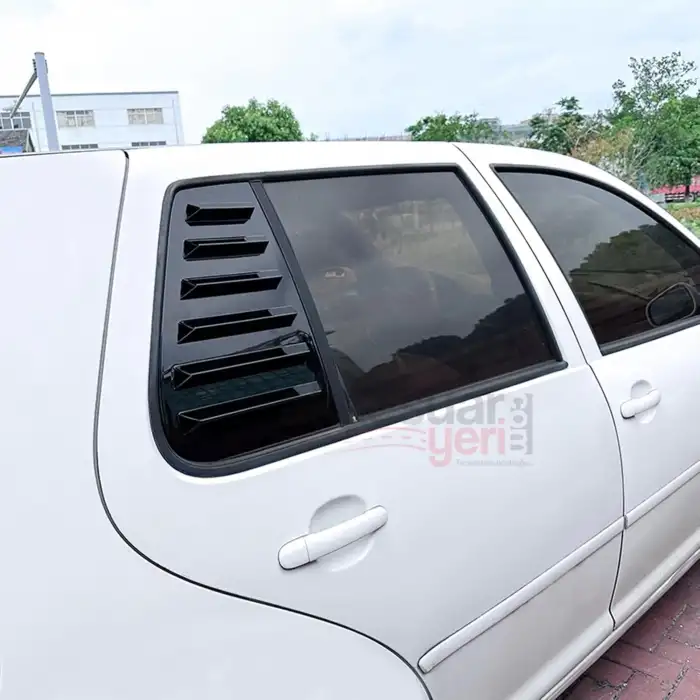 Vw Golf 4 İçin Kelebek Cam Vizörü Kaplaması Piano Black