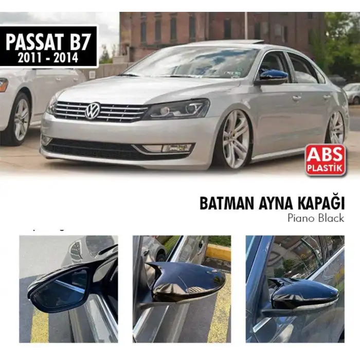 Vw Passat B7 2011-2014 Yarasa / Batman Ayna Kapağı