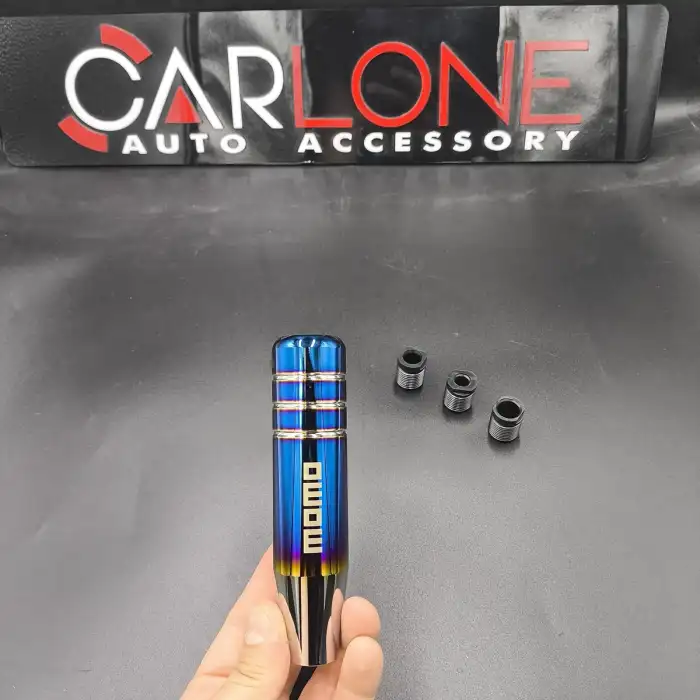 Yanıklı Momo Mavi Renk Vites Topuzu 13cm Metal Gövde Premium Ürün