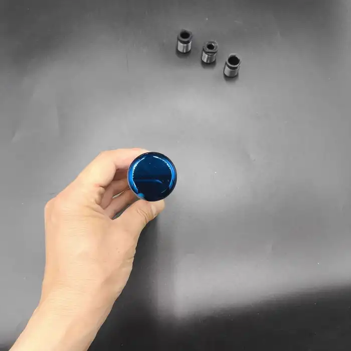 Yanıklı Momo Mavi Renk Vites Topuzu 13cm Metal Gövde Premium Ürün