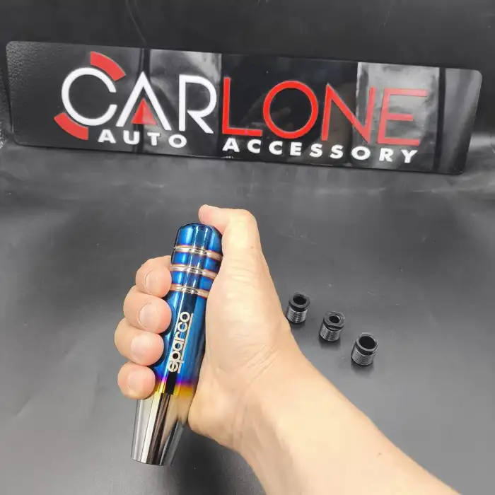 Yanıklı Sparco Mavi Renk Vites Topuzu 13cm Metal Gövde Premium Ürün