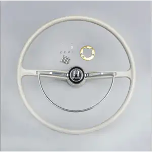 Kemik Direksiyon Klasik Model Koyu Beyaz Renk İthal Retro Nostaljik Direksiyon