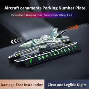 F16 Uçaklı Oto Telefon Numaratörü – Torpido Üstü Park Kartı