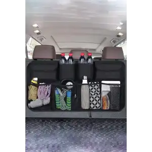 8 Cepli Araba Koltuk Arkası Eşya Düzenleyici Organizer Araç Bagaj Çantası Oto Içi Çanta Aksesuar