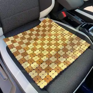 Ahşap Terletmeyi Önler Oto Koltuk Minderi Koruyucu - Orjinal Ağaçtan Üretilmiştir