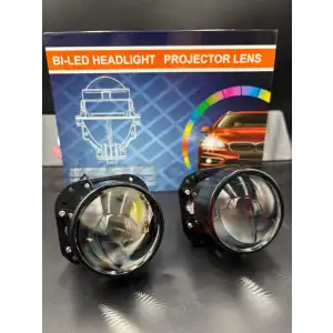Bi-Led Mercek Far 2,5inch Projektör Ledli Far Göbeği-Üstün Aydınlatma