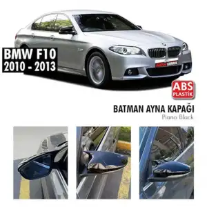 Bmw 5 Serisi F10 2010-2013 Batman Ayna Kapağı Piano Black