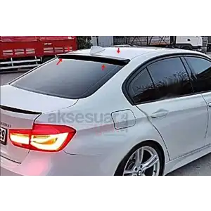 BMW F30 Cam Üstü Spoiler - Piano Black-Parlak Siyah