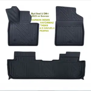 BYD Seal U DM-i 2023 ve Sonrası 4D Premium Havuzlu Paspas-Kaydırmaz Taban