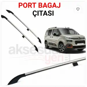 Cıtreoen Berlingo 2019 ve Sonrası Tavan Çıtası Port Bagaj Uzun Şase Gri Orjinal Fabrikasyon Ürün