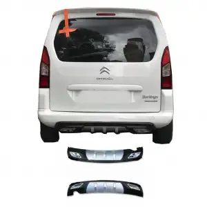 CİTROEN BERLİNGO UYUMLU DİFÜZÖR ARKA TAMPON EKİ